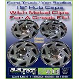 94 Series Ford F150 Truck, E150 Van 15 Replica Hub Caps by CCI