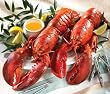 Lobster Gram LG2Q LOBSTER GRAM DINNER FOR TWO WITH 1.25 LB LOBSTERS