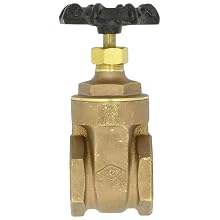 Dixon BGV150 Brass Gate Valve, 1-1/2" NPT Female