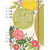 1 X Bold Blossoms Do It All Softcover Weekly Planner 2016 by Orange Circle Studios