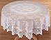 White Rose Lace Tablecloth