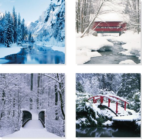 Snowscapes (Christmas Cards, Holiday Cards, Greeting Cards) (Holiday Gift Enclosure Series)