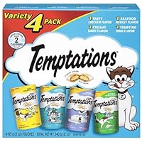 WHISKAS TEMPTATIONS Variety pack, 12-Ounce