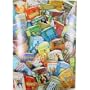 Colorful Titles Boys Girls Vintage Books Collage on Decoupage or Gift Wrap Paper 20 by 28 inches