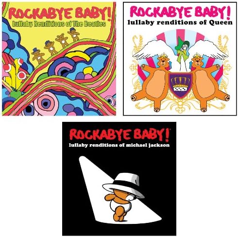 Rockabye Baby Lullaby Renditions 3 CD Set, Beatles/Queen/Michael Jackson