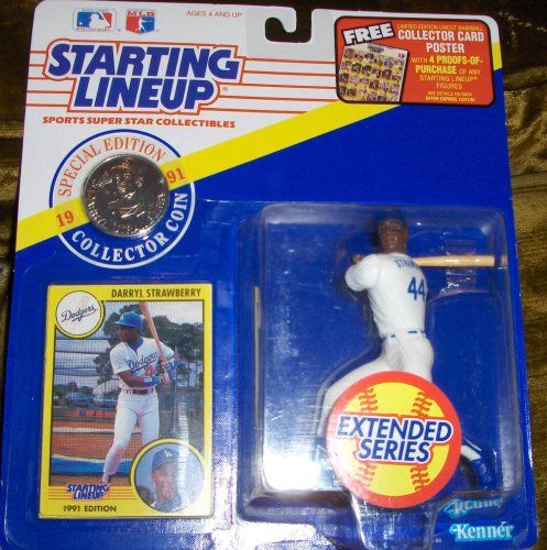 Childrens Toyshop  Toys : Darryl Strawberry 1991 MLB Extended Series Starting Lineup