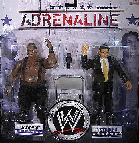 61TYEf%2B4hLL BIG DADDY V & MATT STRIKER ADRENALINE 31 WWE JAKKS 2 PACK ACTION FIGURE TOY