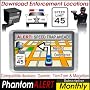 PhantomALERT Red Light Camera, Speed Camera and Speed Trap Detector Software for select Garmin, TomTom and Magellan GPS (1-Month Download Subscription)