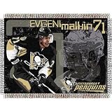 Northwest Pittsburgh Penguins Evgeni Malkin Triple Woven Jacquard 48x60 Blanket - PENGUINS MALKIN 48 X 60