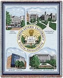Northeastern University Collage Jacquard Woven Throw - 70