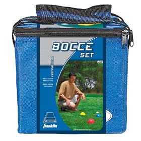 Click here to buy Franklin Sports Recreational 84mm Bocce Set.