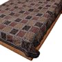 Bed Spread Comforter Block Print on Cotton Size Queen (bcov570)