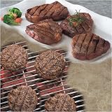 12 (10 oz) Ribeye and 12 (8 oz) Gourmet Ground Beef Patties + FREE Steak Knives! - NaturAll Steaks