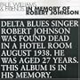 In Memory of Robert Johnson