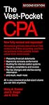 The Vest-Pocket CPA: Second Edition (