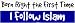 Born Right the First Time I Follow Islam Bumper Sticker