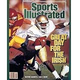 Steiner 1988 Notre Dame National Champs 5 Signature 12-5-88 Sports Illustrated Cover 16x20 Photograph LE OF 88