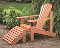 Arboria 88033741 Idlewild Outdoor Wood Sunset Adirondack Chair