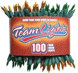 Miami Hurricanes Team Colored Orange/Green Outdoor String Lights (Case)