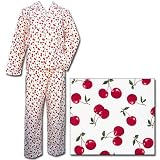 The Cat's Pajamas White Cherries Non-Flannel Pajama