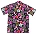 Hawaiian Shirts Mens Flamingo Leaf Print Beach Aloha Party