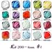Wholesale Lot 200 Bicone 6mm 5301 Swarovski Crystal Beads 20 Colors