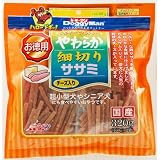 やわらか細切りササミチーズ入り 160gX2パック入