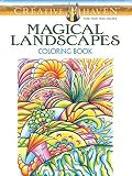 Creative Haven Magical Landscapes Coloring Book (Adult Coloring)