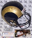 Sam Bradford Autographed/Hand Signed St. Louis Rams Full Size Helmet