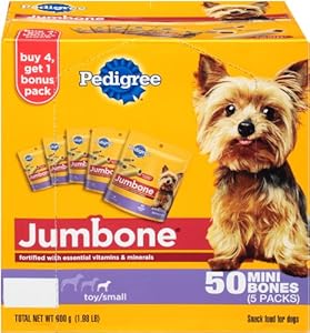 Pedigree Jumbone 10 Count Multipack Mini Treat, 10-Pack