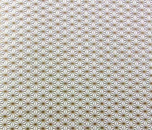 Dolls House Miniature Print Wallpaper White Gold Embossed Paper 20" x 30" Pk 2 by Blackwells