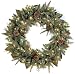 GKI Bethlehem Lighting Pre-Lit 30-Inch PE/PVC Christmas Christmas Wreath with 100 Clear Mini  , Green River Spruce