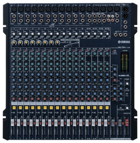 Yamaha MG206CUSB 20 Input 6 Bus USB Rack Mountable Mixer