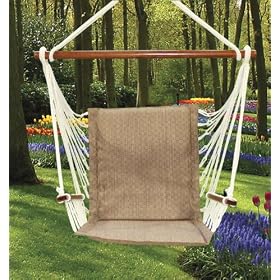 Bliss Hammocks� Garden Hammock Chair with Wooden Armrests by Bliss