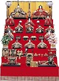 ひな人形 栄華 六番親王十番揃（純金別織） sd12の画像
