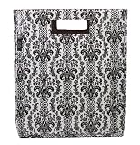 - Damask Black/White Decorative Collapsible Storage Bin