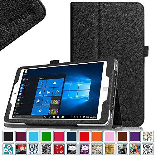 Fintie Chuwi Hi8 Folio Case - Premium PU Leather Cover with Stylus Holder for Chuwi Hi8 / Hi8 Pro / Vi8 / Vi8 Plus 8-Inch Tablet, Black