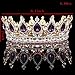 Stuff Crystal Crown Tiaras Prom Party Wedding Bridesmaid Hair Piece with Bobby Pins (Amethyst)