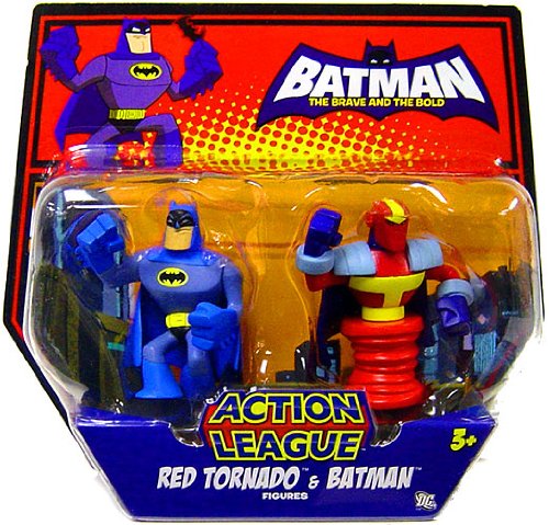  Batman Brave and the Bold Action League Mini Figure 2-Pack Red Tornado and Batman