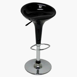 Scoop Swivel Gas Lift Stools - Set of 2 (Black) by Boraam