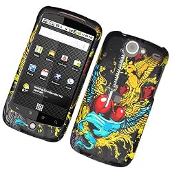 HTC Google Nexus One Snap-On Protector Rubberized Hard Cover "Love is Victory" Design