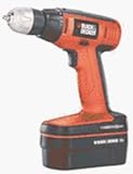 Black & Decker CDC180AK 18-Volt Cordless Drill Kit, Charger & Battery, Includes 30 Accessories