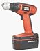 Black & Decker CDC180AK 18-Volt Cordless Drill Kit, Charger & Battery, Includes 30 Accessories