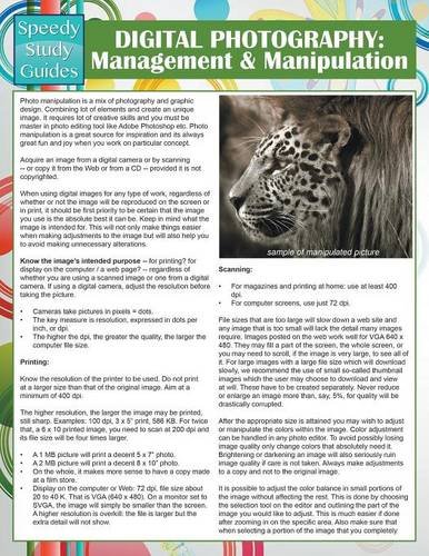Digital Photography: Management & Manipulation (Speedy Study Guides)