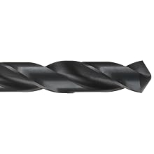 Precision Twist 1511 High Speed Steel Extra Long Length Drill Bit, Uncoated (Bright) Finish, Round Shank, Spiral Flute, 118 Degree Point Angle