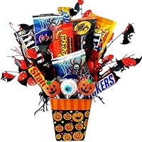Happy Halloween Candy Bar and Treats Bouquet