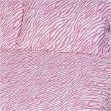 Dreamy Linens Pink Zebra Print Duvet Covers, King