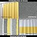 InterDesign Moxi Fabric Shower Curtain, Yellow and Gray, 72-Inch by 72-Inch