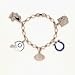 Indianapolis Colts Silver Tone NFL Charm Bracelet