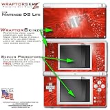 Nintendo DS Lite Stardust Red WraptorSkinz Skin Kit by TuneTattooz TM